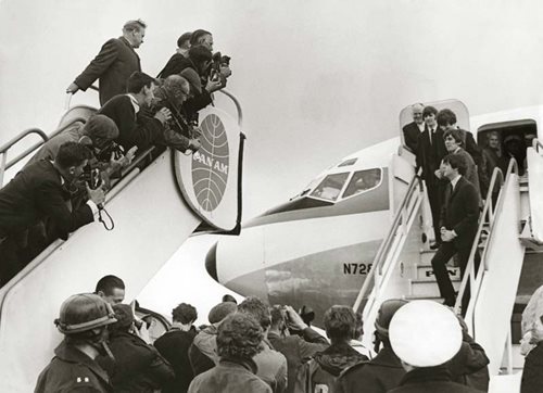 The Beatles Departing Heathrow, February 1964
